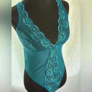 Teal Lace Bodysuit L/XL